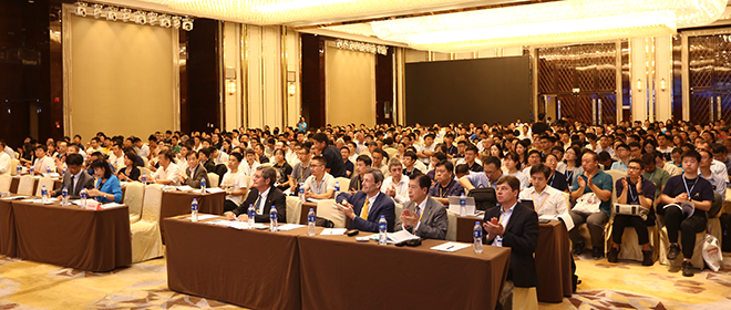 The attendees gathered in the morning for opening and plenary sessions