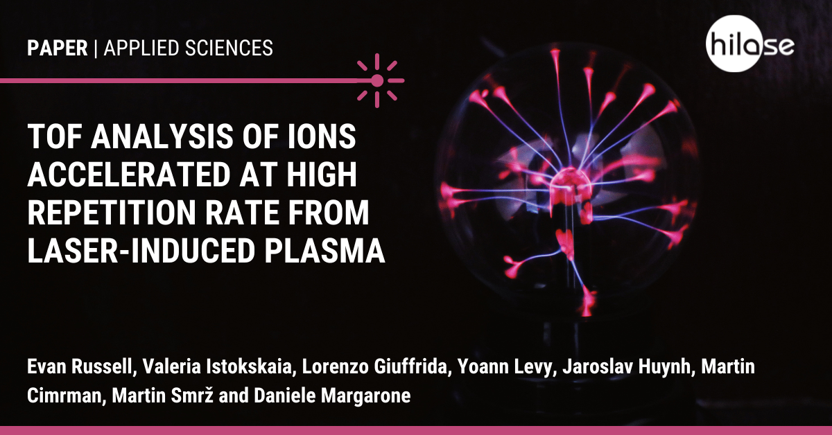 TOF Analysis of Ions Accelerated at High Repetition Rate from Laser-Induced Plasma