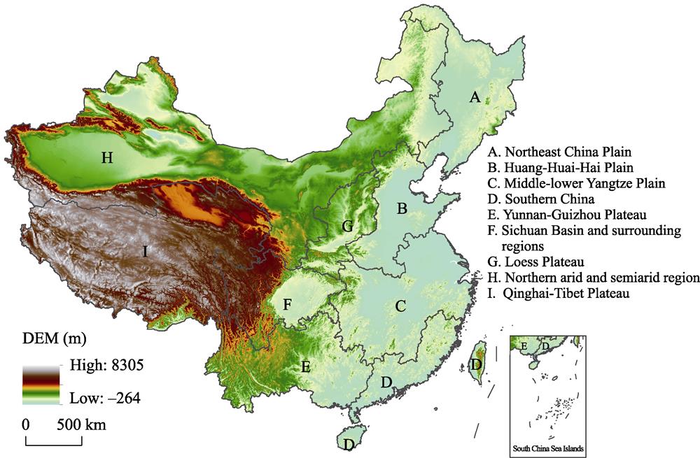 Agricultural regionalization scheme in China