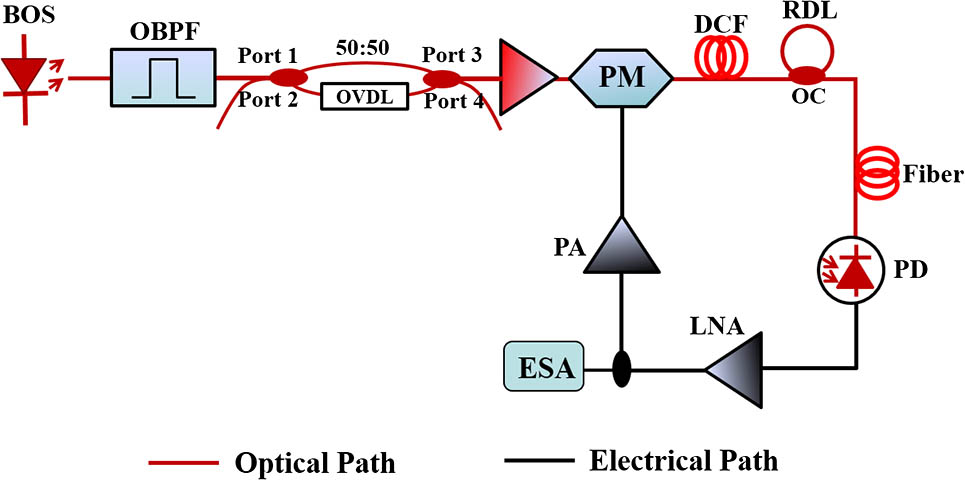 Schematic diagram of the proposed OEO.