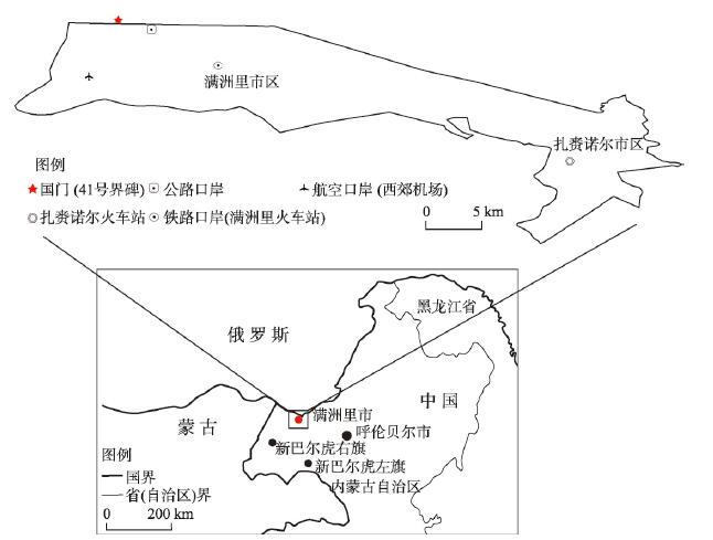 Location of Manzhouli Port