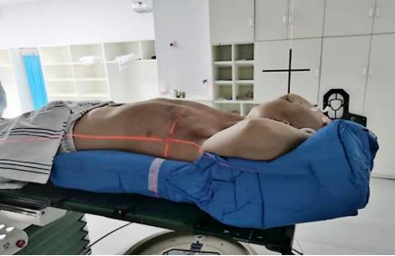 Breast cancer foam immobilize position