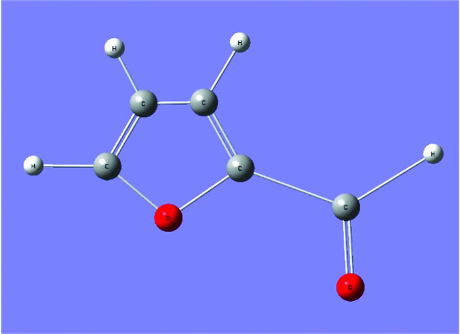 The molecular structure of furfural