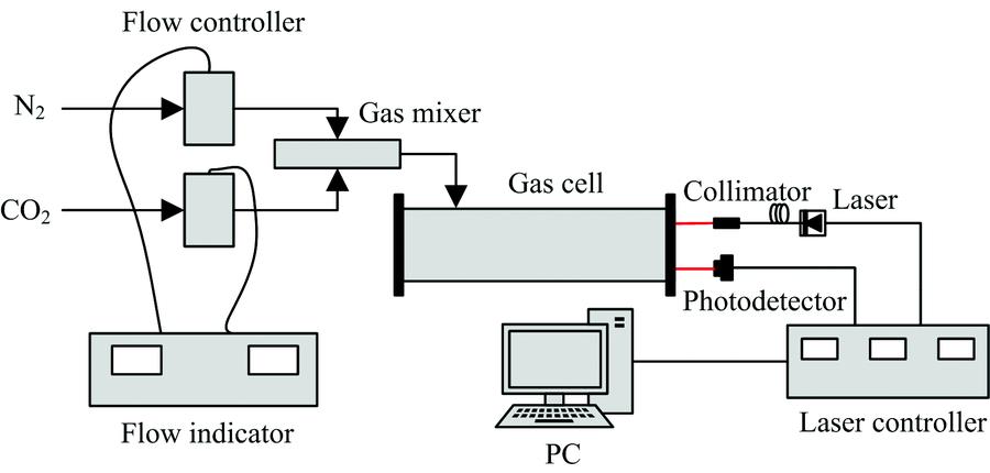 Experimental system diagram