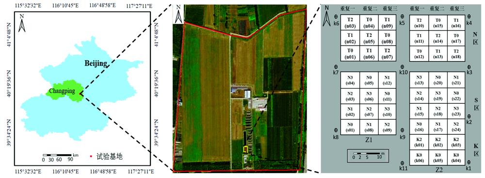 Potato field location and experiment design