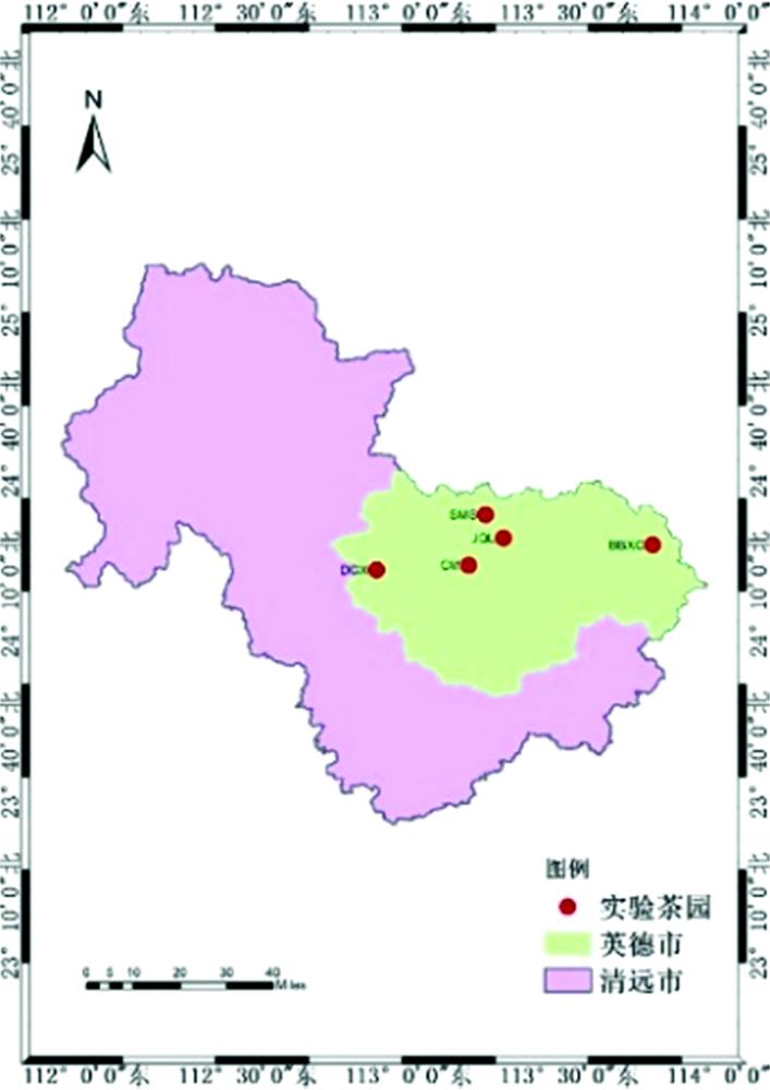 Spatial distribution of study area