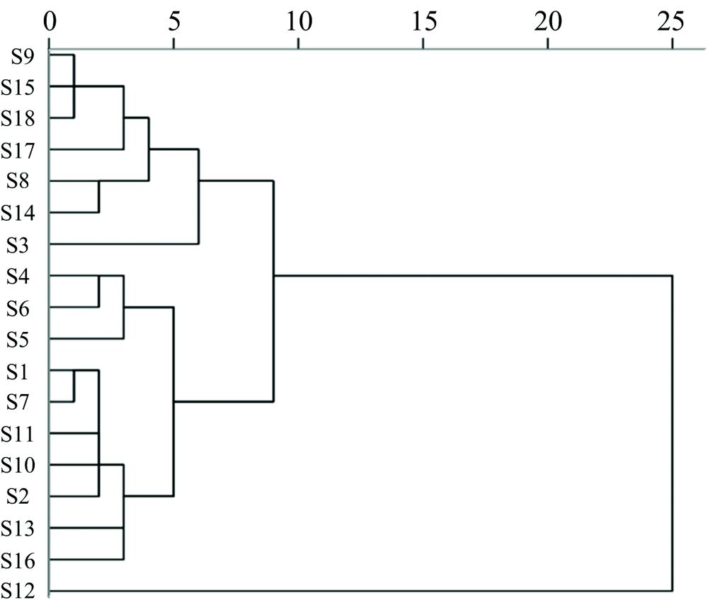 Genealogy diagram of cluster analysis