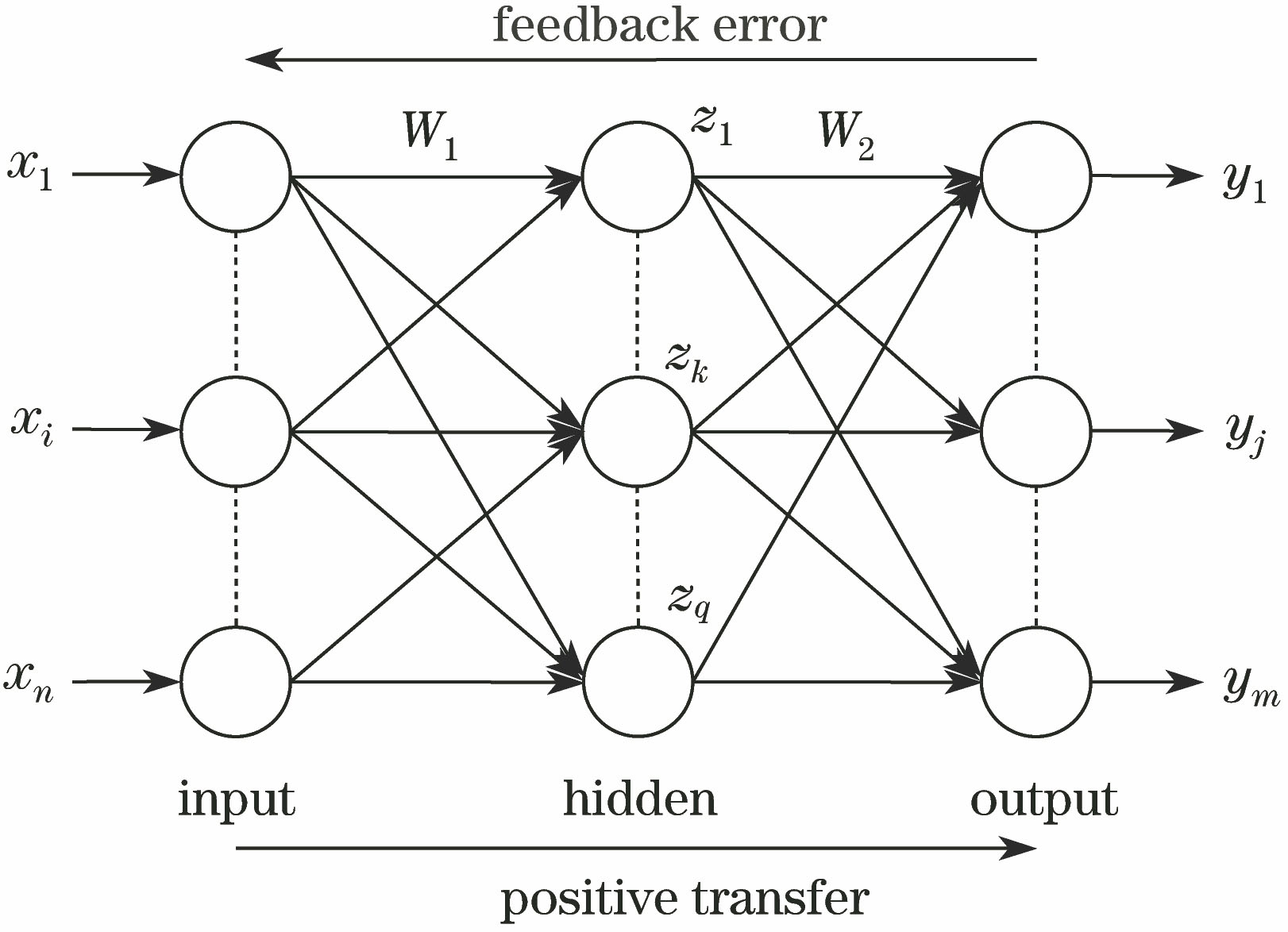 Flow chart of BP algorithm