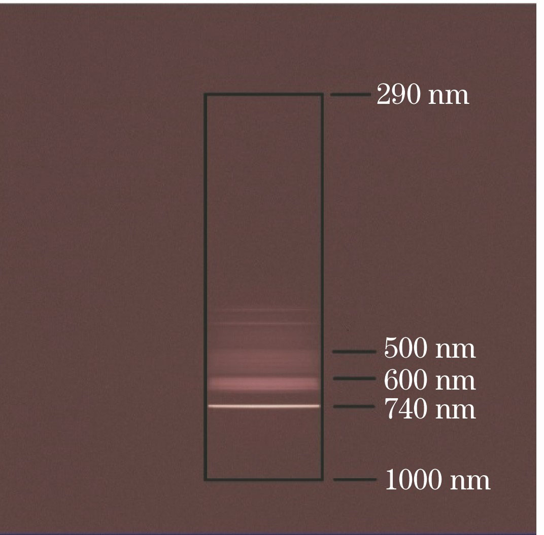 Image of 740 nm monochromatic light