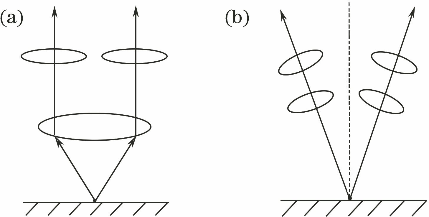 Two forms of stereomicroscope[4]. (a) Parallel optical path system; (b) Tilted optical path system