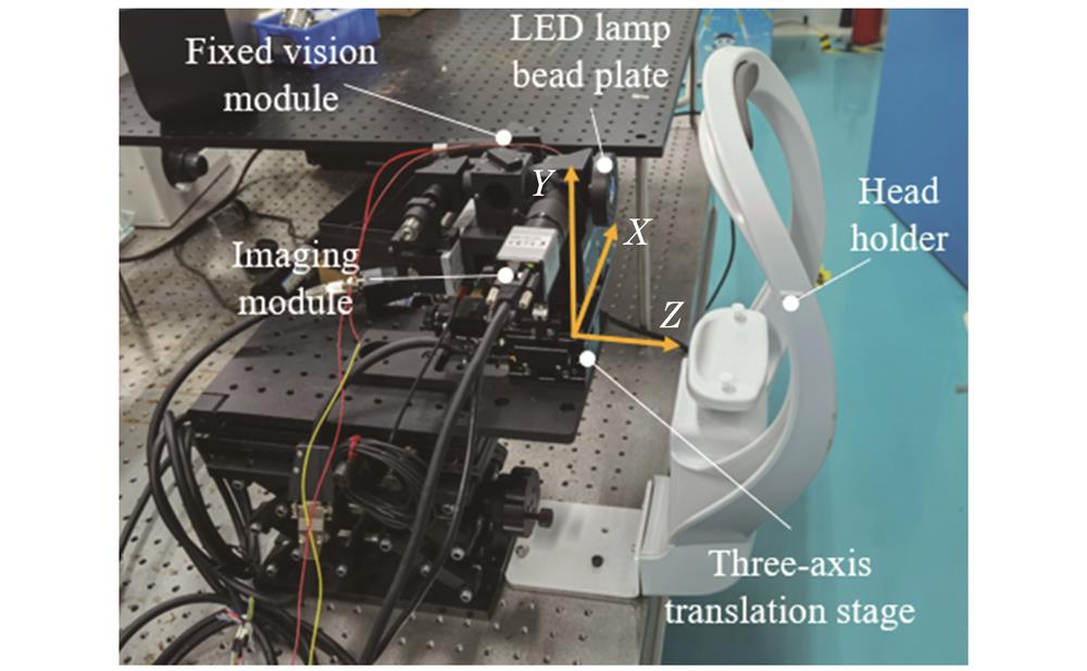 Structure of human eye auto-focus and pupil center auto-alignment device