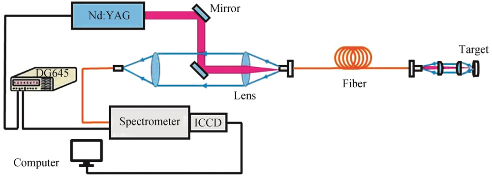 Remote LIBS with optic fiber