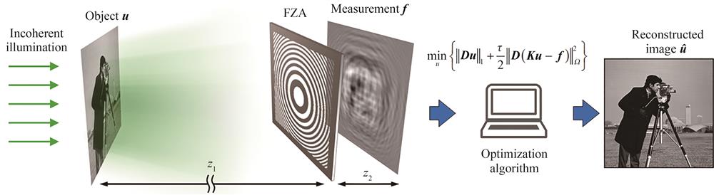 Principle diagram of FZA coded imaging