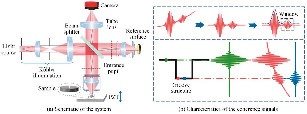 System of Linnik-type low-coherence scanning interferometry