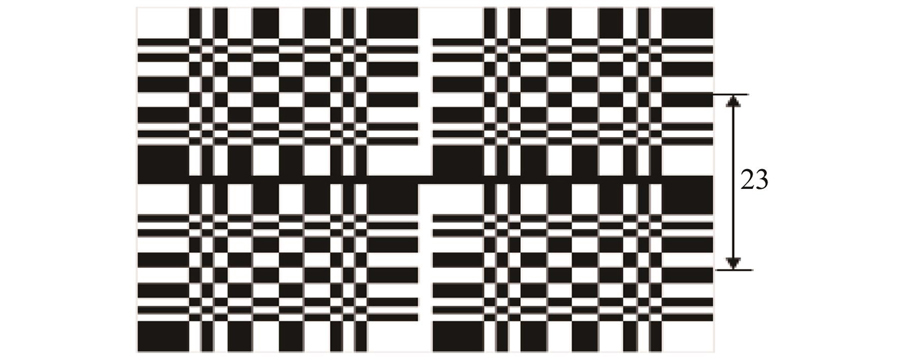 Pattern of the coded mask: MURA(45×45)