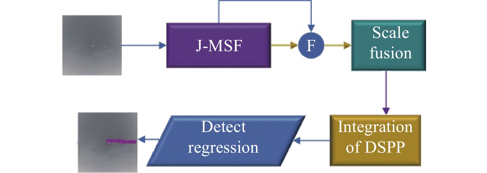 Detection flow chart of J-MSF