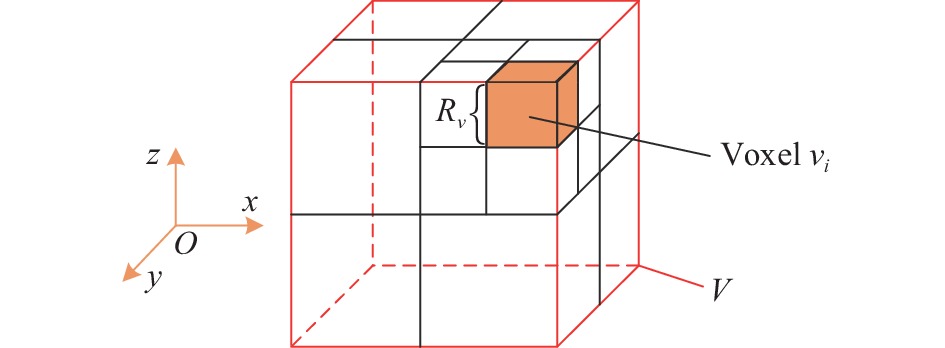Schematic diagram of spatial voxelization
