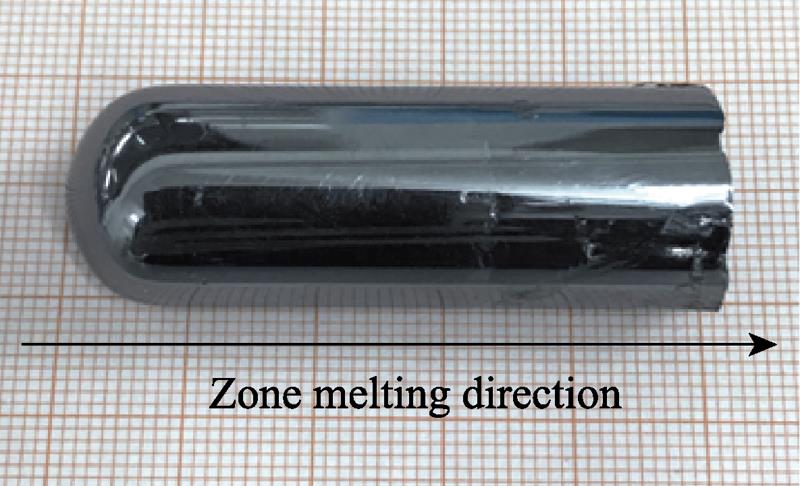 Ag2S ingot prepared by zone melting method