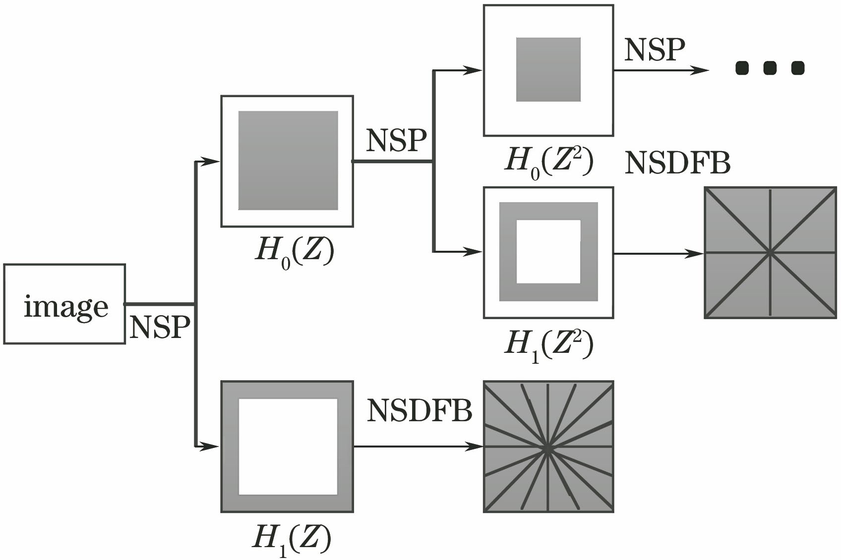 Non-subsampling filter model