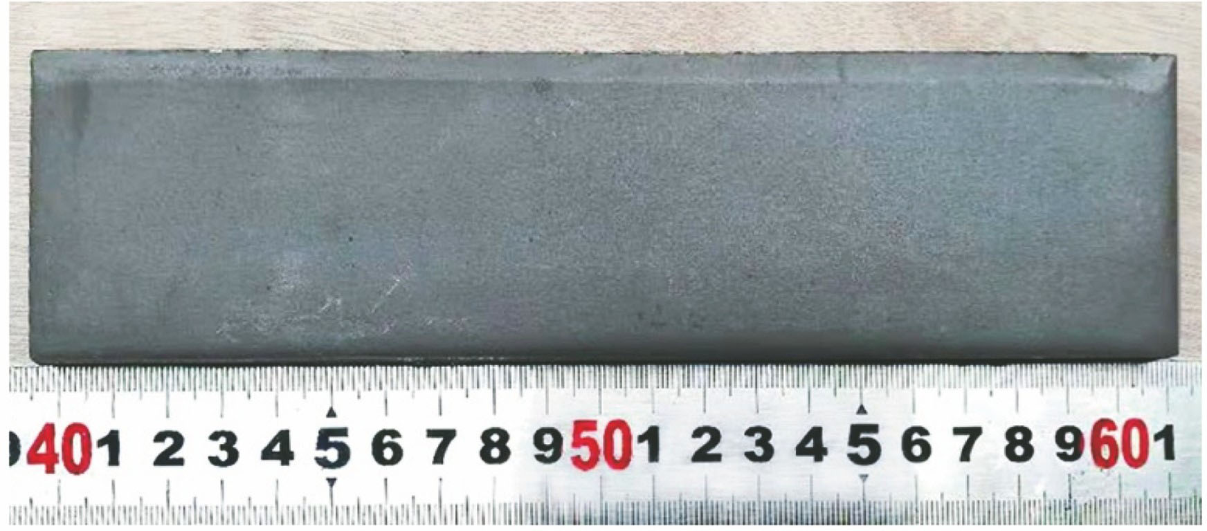 Titanium rolled plate sample