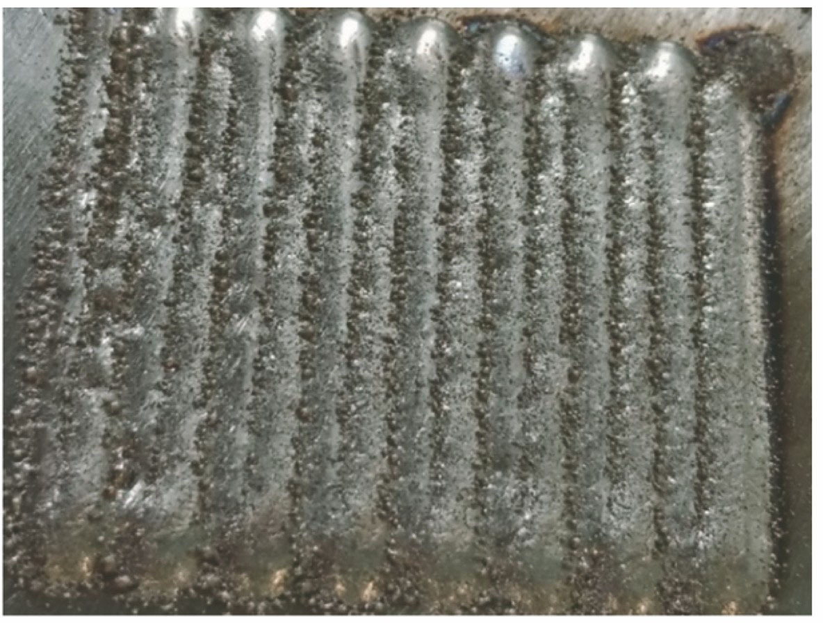 Surface of 316L coating when energy density is less than or equal to 19 J·mm-2