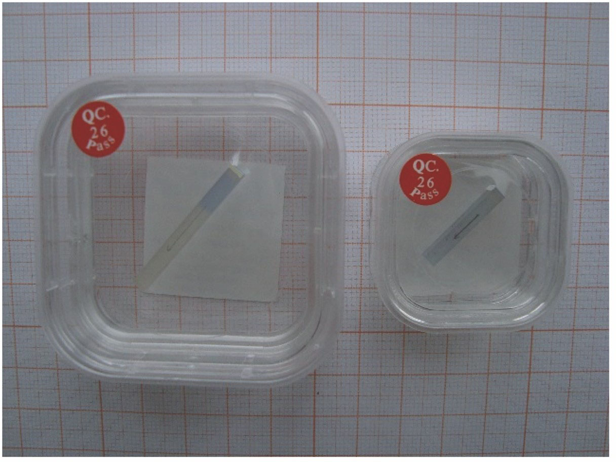 Two kinds of bonded crystals designed for experiments