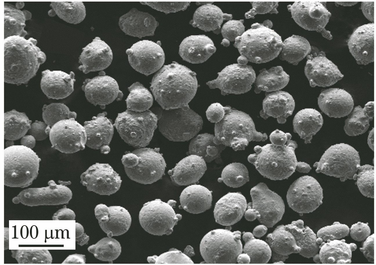 Surface morphology of 12CrNi2 alloy steel powder
