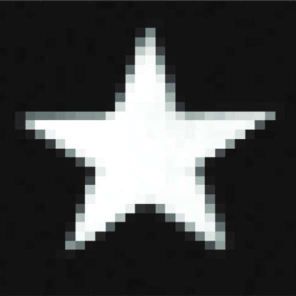 Original image of five-pointed star