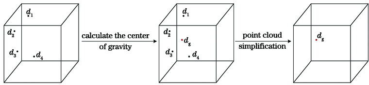 Schematic diagram of voxel grid algorithm