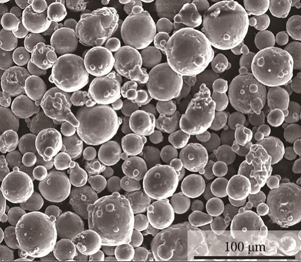 SEM image of AlSi10Mg powder