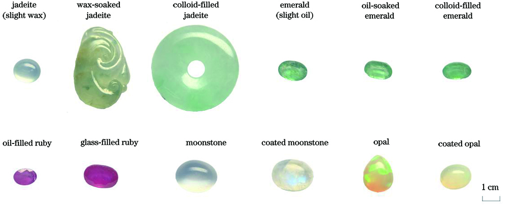 Common gemstones and their enhancement products