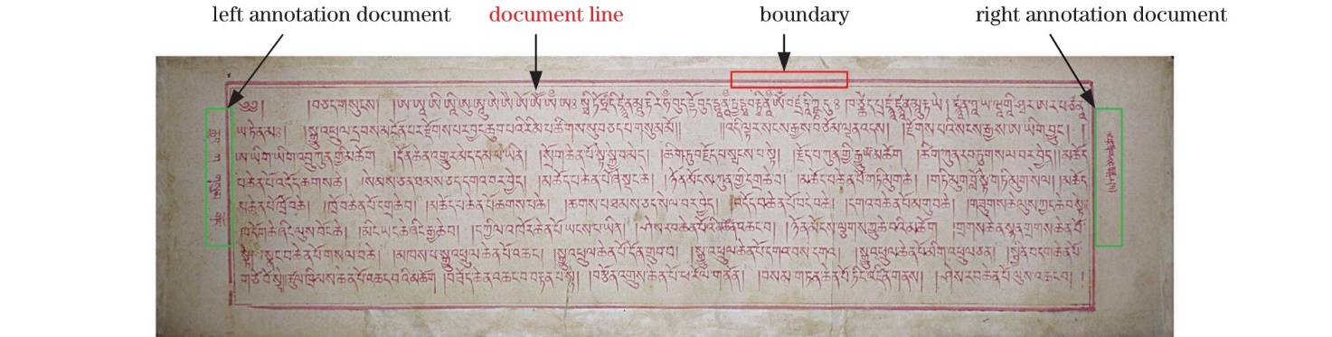 Original image of the historical Tibetan document
