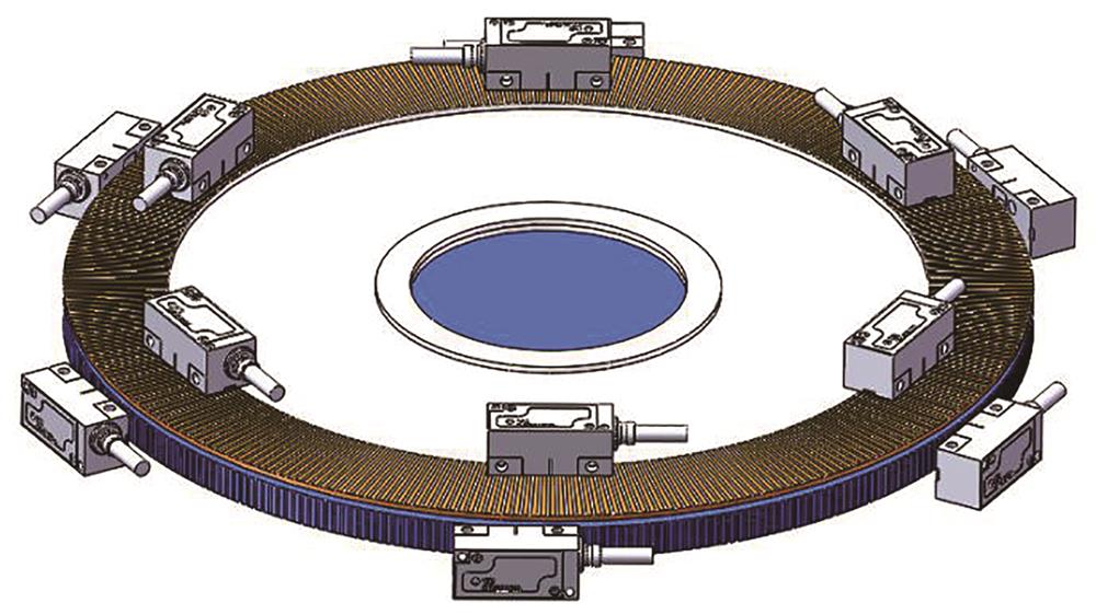 Concept diagram of stereo grating angle sensor