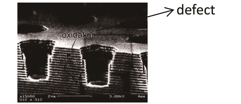 SEM image of a photonic crystal VCSEL[11]