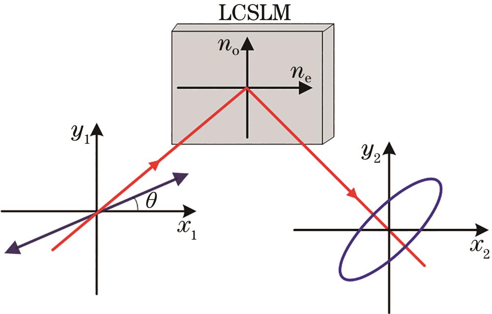 Schematic of reflective LCSLM