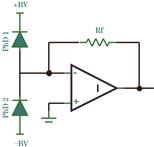 Balanced homodyne detection circuit based on self-subtraction
