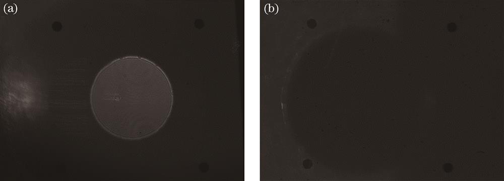 Original images for experiment. (a) Near-field image; (b) far-field reference image