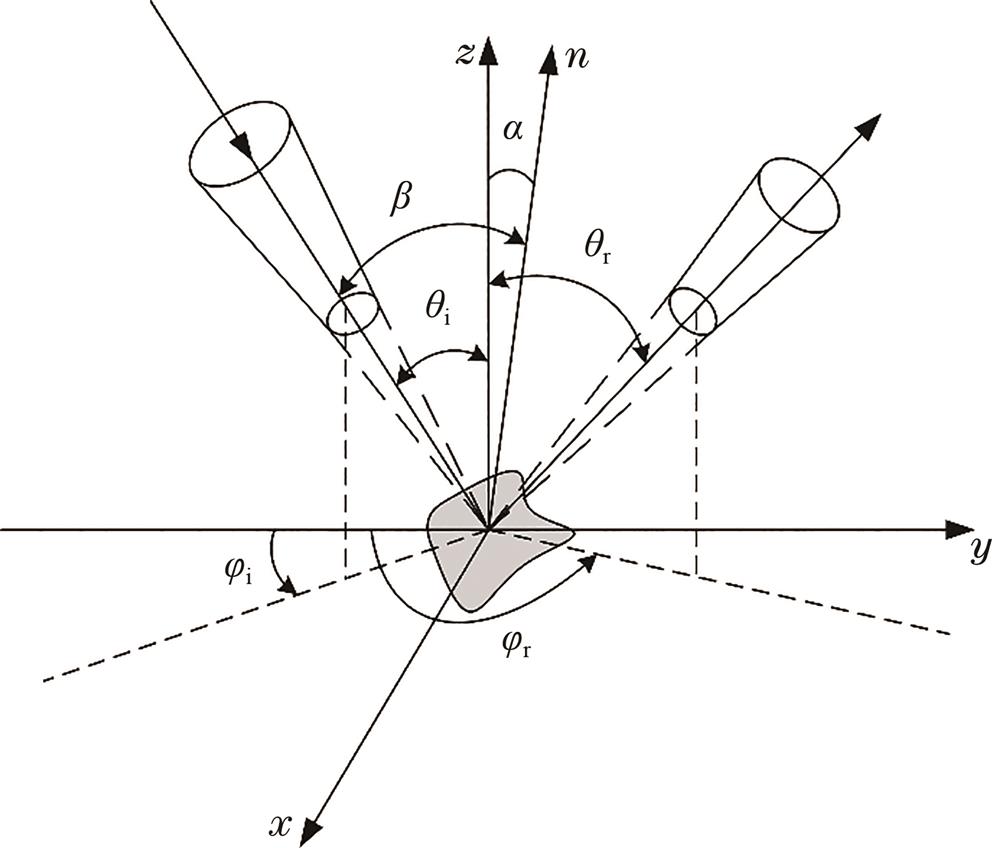 Geometric schematic diagram of the micro-facet