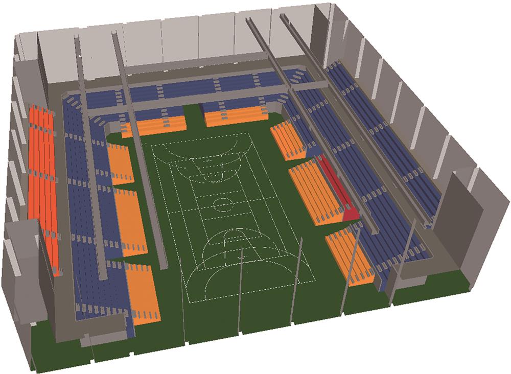 Model of sports venues