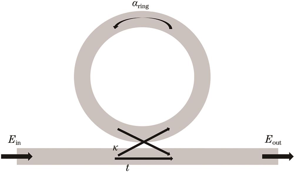 Schematic diagram of ring resonator