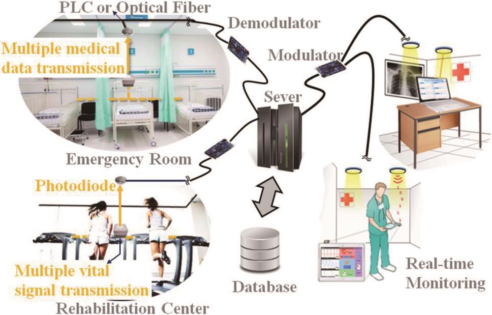 Diverse potential applications of wireless optical techniques in healthcare domain[8]