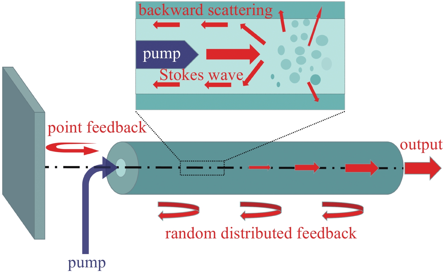 A concept of the random distributed feedback fiber laser[5]