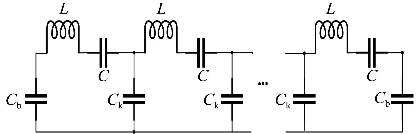 Circuit model of multi-cell cavity