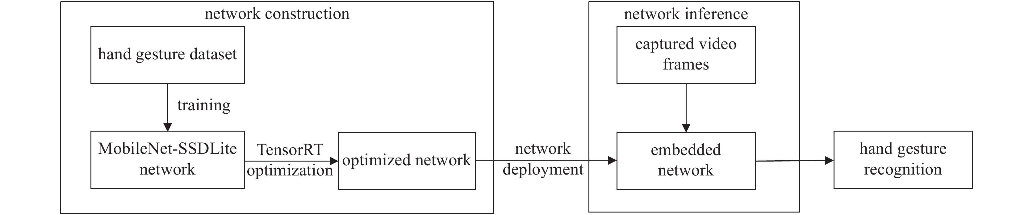 Construction and pipeline of the algorithm