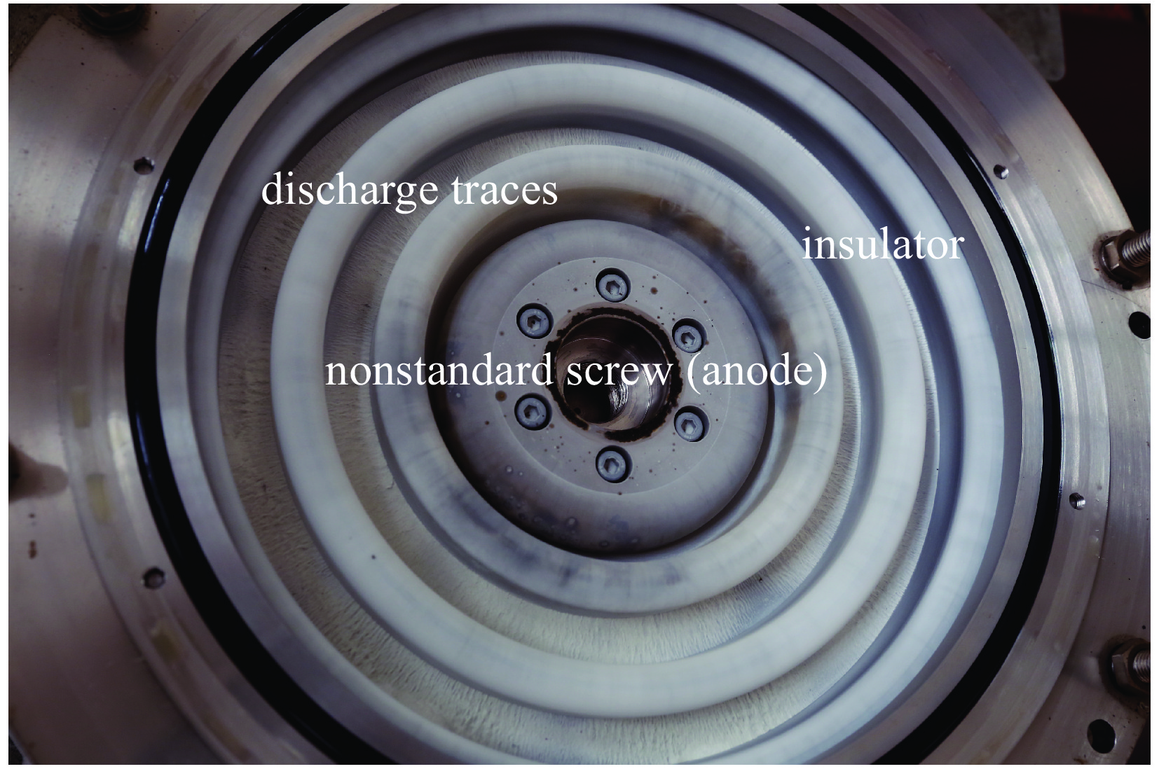 Insulator and nonstandard screw (anode)