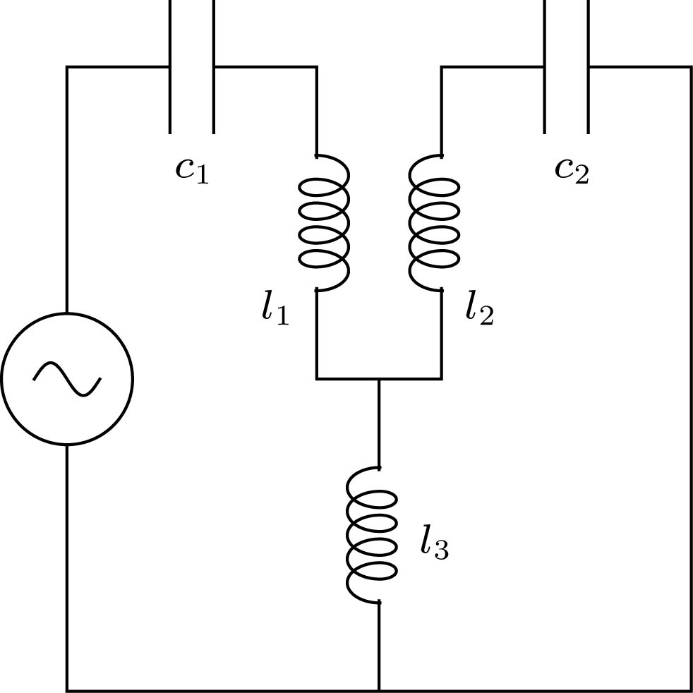 mesoscopic circuit without mutual inductance无互感的介观电路