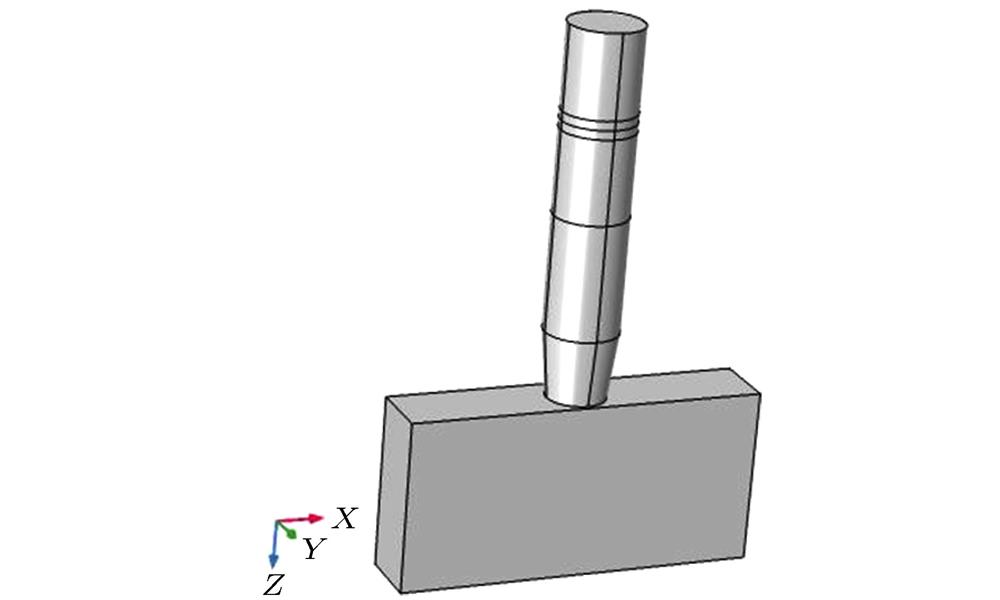 Structural diagram of two-dimensional ultrasonic plastic welding vibration system.