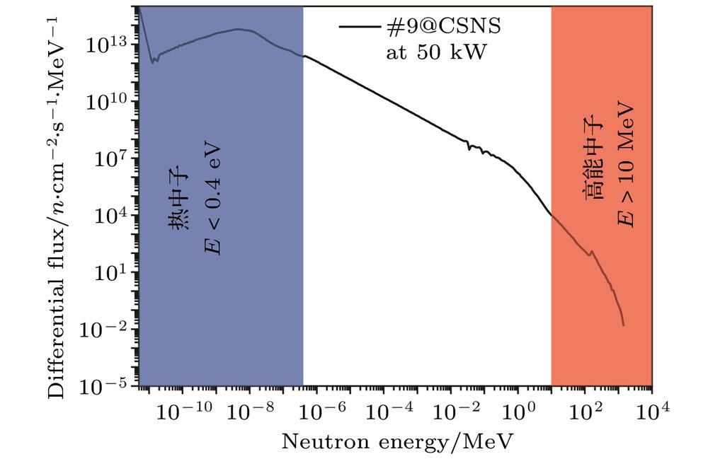 Neutron energy spectrum of the experimental terminal.