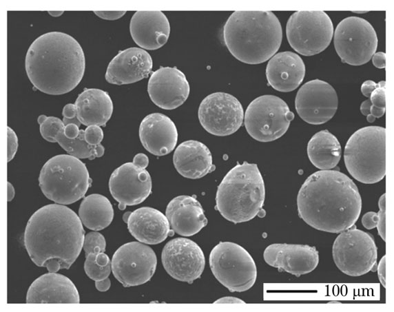 Micro-morphology of cladding powder