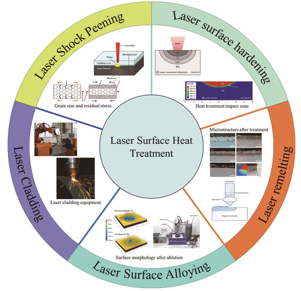 Typical laser surface heat treatment technology